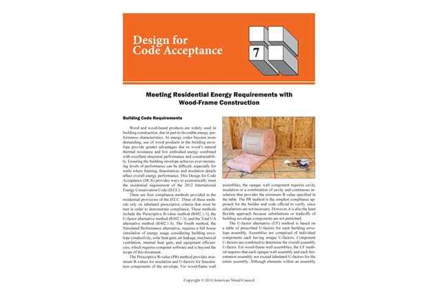 AWC announces new guide to meet residential energy requirements